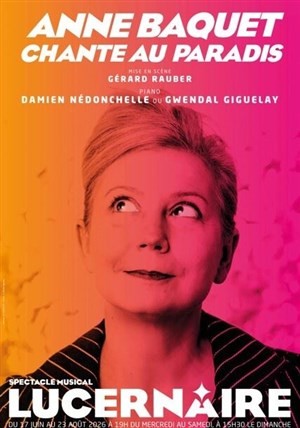 Affiche pour Anne Baquet chante au Paradis