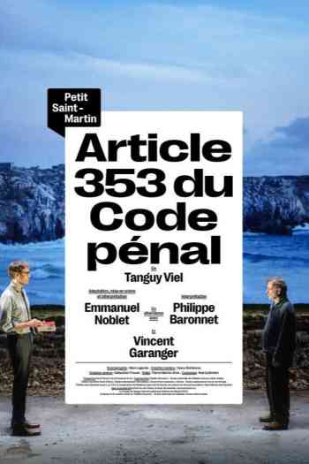 Affiche pour Article 353 du Code p&eacute;nal