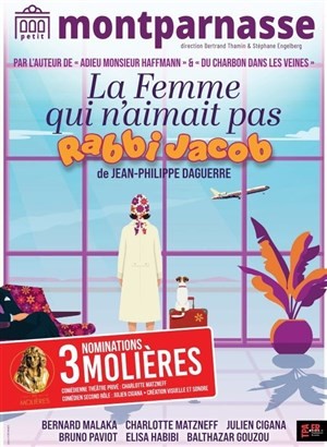 Affiche pour La femme qui n'aimait pas Rabbi Jacob