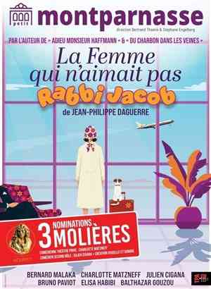 Affiche pour La femme qui n'aimait pas Rabbi Jacob
