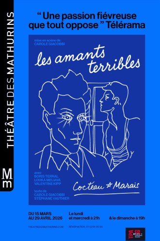 Affiche pour Les amants terribles