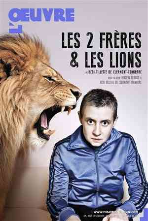 Affiche pour Les 2 fr&egrave;res & les lions
