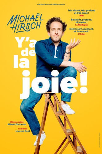 Affiche pour Y'a de la joie Michaël Hirsch