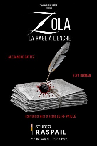 Affiche pour Zola, la rage à l'encre