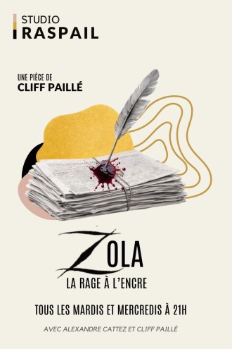 Affiche pour Zola, la rage à l'encre